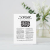 Demokratisches Party oder Boston Tee-Party Postkarte (Stehend Vorderseite)