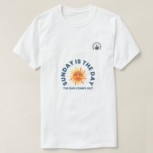 Demokratisches T-Shirt (Design vorne)