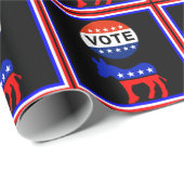 Demokratisches Weißbuch Geschenkpapier (Rolleneckpunkt)