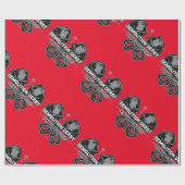 Demolierung Derby geboren, Material zu brechen Geschenkpapier (Flach)