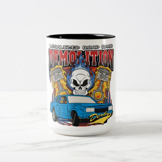 Demolierung Derby Zweifarbige Tasse (Mittel)