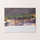 Demolierungs-Derby-Puzzlespiel verrostete Puzzle (Horizontal)