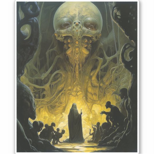 Demon Alien Underworld Creature Aufkleber (Vorderseite)