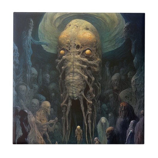 Demon Alien Underworld Creature Fliese (Vorderseite)