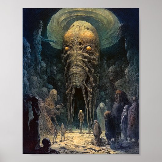 Demon Alien Underworld Creature Poster (Vorne)