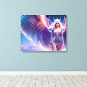 Demon Angel Leinwanddruck (Insitu (Holzboden))