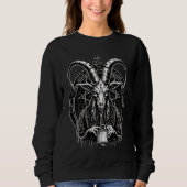 Demon Baphomet Occult Gothic and Witchcraft Sweatshirt (Vorderseite)