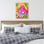 Demon Blossom Leinwanddruck (Insitu (Schlafzimmer))