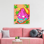 Demon Blossom Leinwanddruck (Insitu (Wohnzimmer))