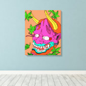 Demon Blossom Leinwanddruck (Insitu (Holzboden))