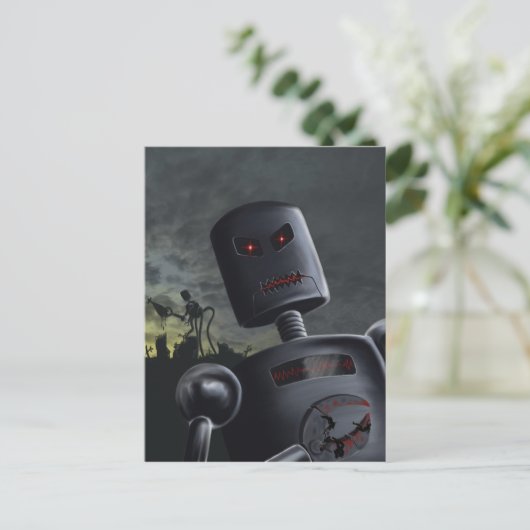 Demon Bots Postcard Postkarte (Stehend Vorderseite)