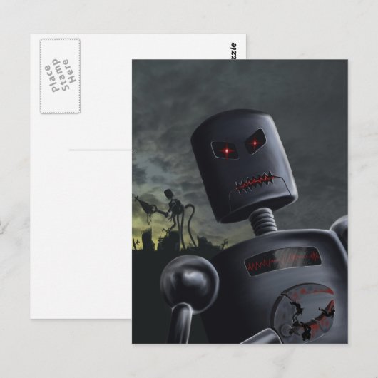 Demon Bots Postcard Postkarte (Vorne/Hinten)