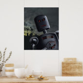 Demon Bots Print Poster (Küche)