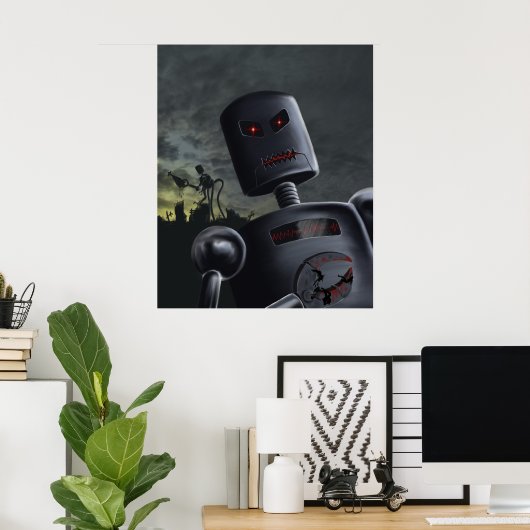 Demon Bots Print Poster (Heimbüro)