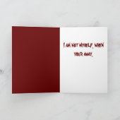 Demon Card Feiertagskarte (Innenseite)