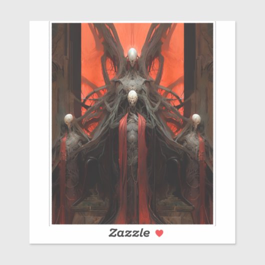 Demon Creatures Dark Fantasy Horror Aufkleber (Blatt)