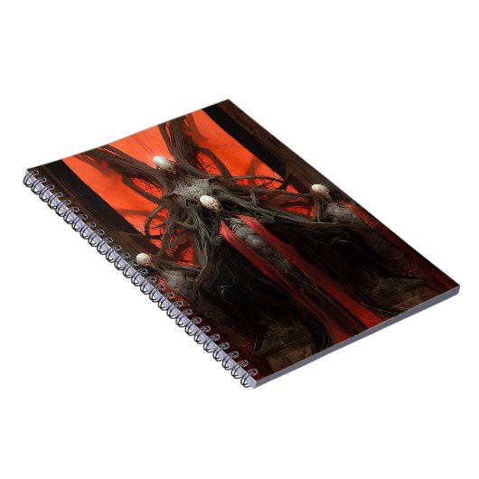 Demon Creatures Dark Fantasy Horror Notizblock (Rechte Seite)