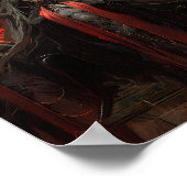 Demon Creatures Dark Fantasy Horror Poster (Ecke)