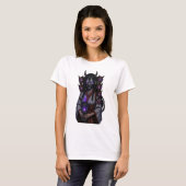Demon Cyberpunk Anime Girl T-Shirt (Vorne ganz)