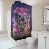 Demon Dance Duschvorhang (Beispiel)