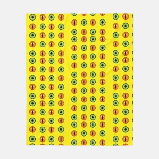 Demon Eyes Fleecedecke (Vorderseite)