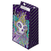 Demon Feathers Spooky Monster Kleine Geschenktüte (Vorderseite Schrägansicht)