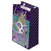 Demon Feathers Spooky Monster Kleine Geschenktüte (Rückseite Schrägansicht)