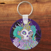 Demon Feathers Spooky Monster Schlüsselanhänger (Vorderseite)
