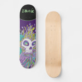 Demon Feathers Spooky Monster Skateboard (Vorderseite)