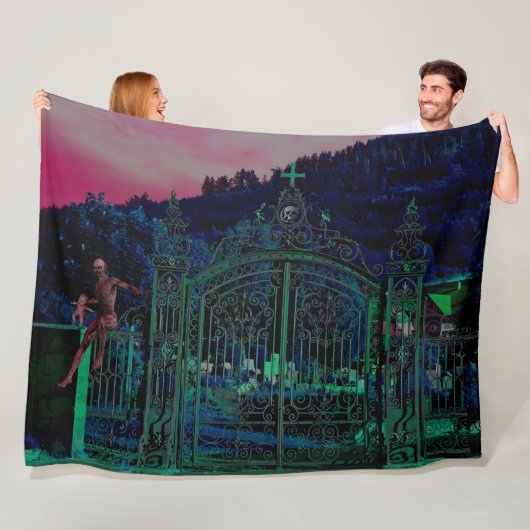 DEMON FRIEDHOF FLEECEDECKE (Beispiel)