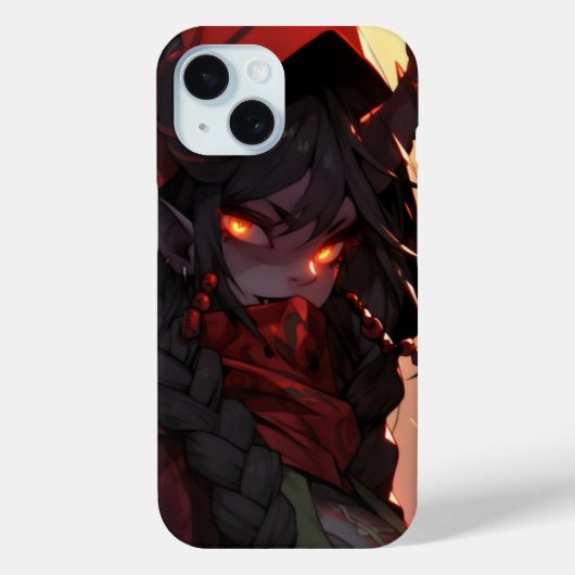 Demon Girl Anime Case-Mate iPhone Hülle (Rückseite)