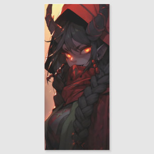 Demon Girl Anime Magnetkarte