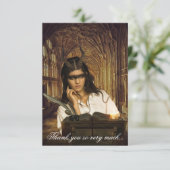 Demon Girl Dankeskarte (Stehend Vorderseite)