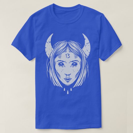Demon Girl Illustration T-Shirt (Design vorne)