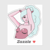 Demon Girl Sticker (Blatt)