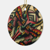 démon keramik ornament (Links)