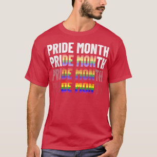 Demon LGBT Community Gay Pride Colors T-Shirt