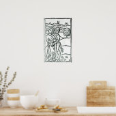 Demon Liebe für eine Hexe Poster (Küche)
