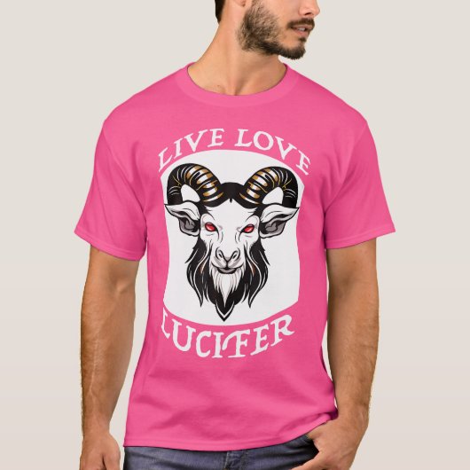 Demon Lucifer Goat T-Shirt (Vorderseite)