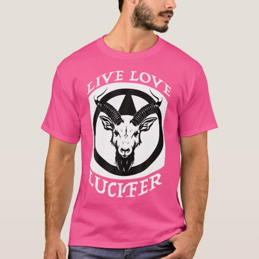 Demon Lucifer Goat T-Shirt (Vorderseite)