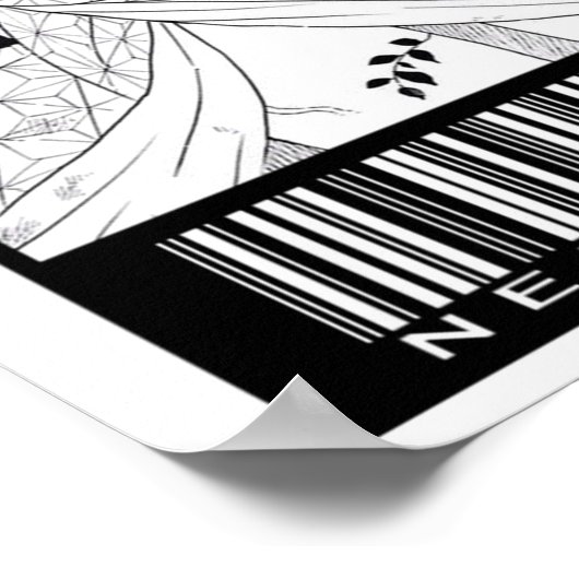 Demon Nezuko Kamado Kimetsu No Yaiba CODE Poster (Ecke)