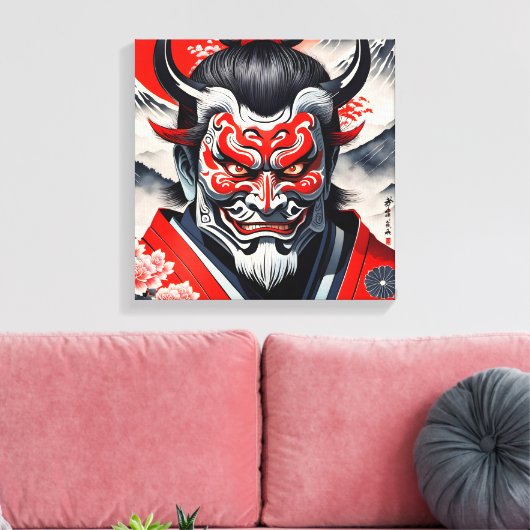 Demon Oni 4 Leinwanddruck (Insitu (Wohnzimmer))