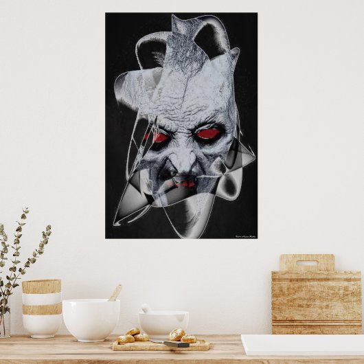 Demon Print Poster (Küche)