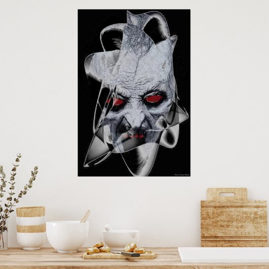 Demon Print Poster (Küche)