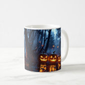 Demon Pumpkin-Tasse - Anime Halloween-Kaffee-Tasse Kaffeetasse (VorderseiteRechts)