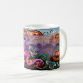 Demon Pumpkins Fee Kaffeetasse (VorderseiteRechts)