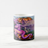 Demon Pumpkins Fee Kaffeetasse (Mittel)