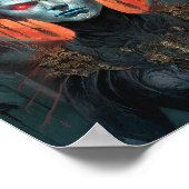 Demon Queen Dark Goddess Fantasy Art Poster (Ecke)