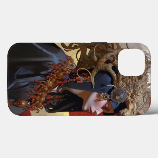 Demon Queen Fantasy Art Case-Mate iPhone Hülle (Rückseite (Horizontal))