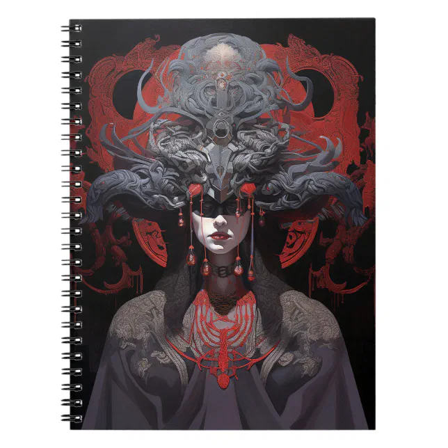 Demon Queen Fantasy Art Notizblock Zazzle.de